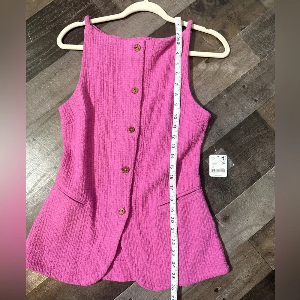 NWT Free People The Lelani Co-Ord Vest Top-‎ XS